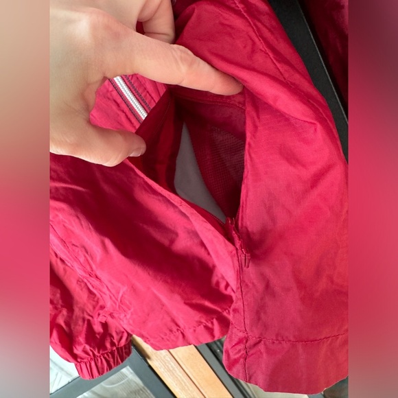 Vintage L.L. Bean boys windbreaker jacket fleece lined hoodie waterproof pockets - Picture 6 of 8